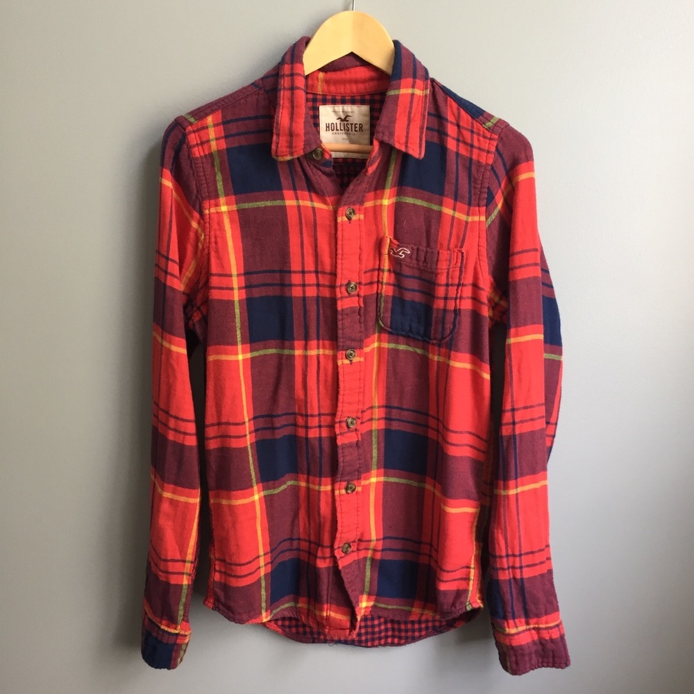 Hollister flannel button up